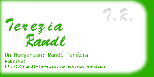 terezia randl business card